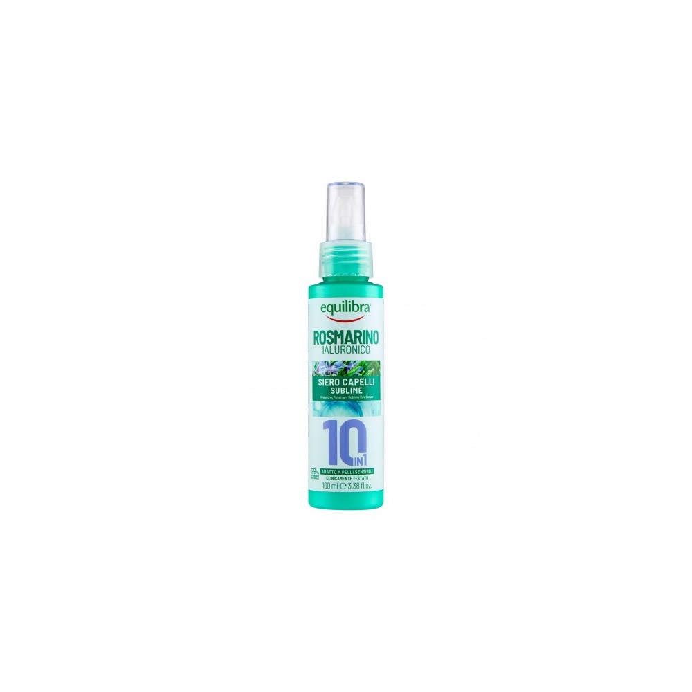 Equilibra Rosmarino Ialuronico 10 in 1 - Siero Capelli Sublime 100 ml 
