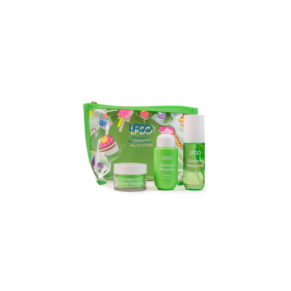 Lpdo Kit Pistachio Caramel Body Spray 90 ml + Shower Gel 90 ml + Body Cream 50 ml 