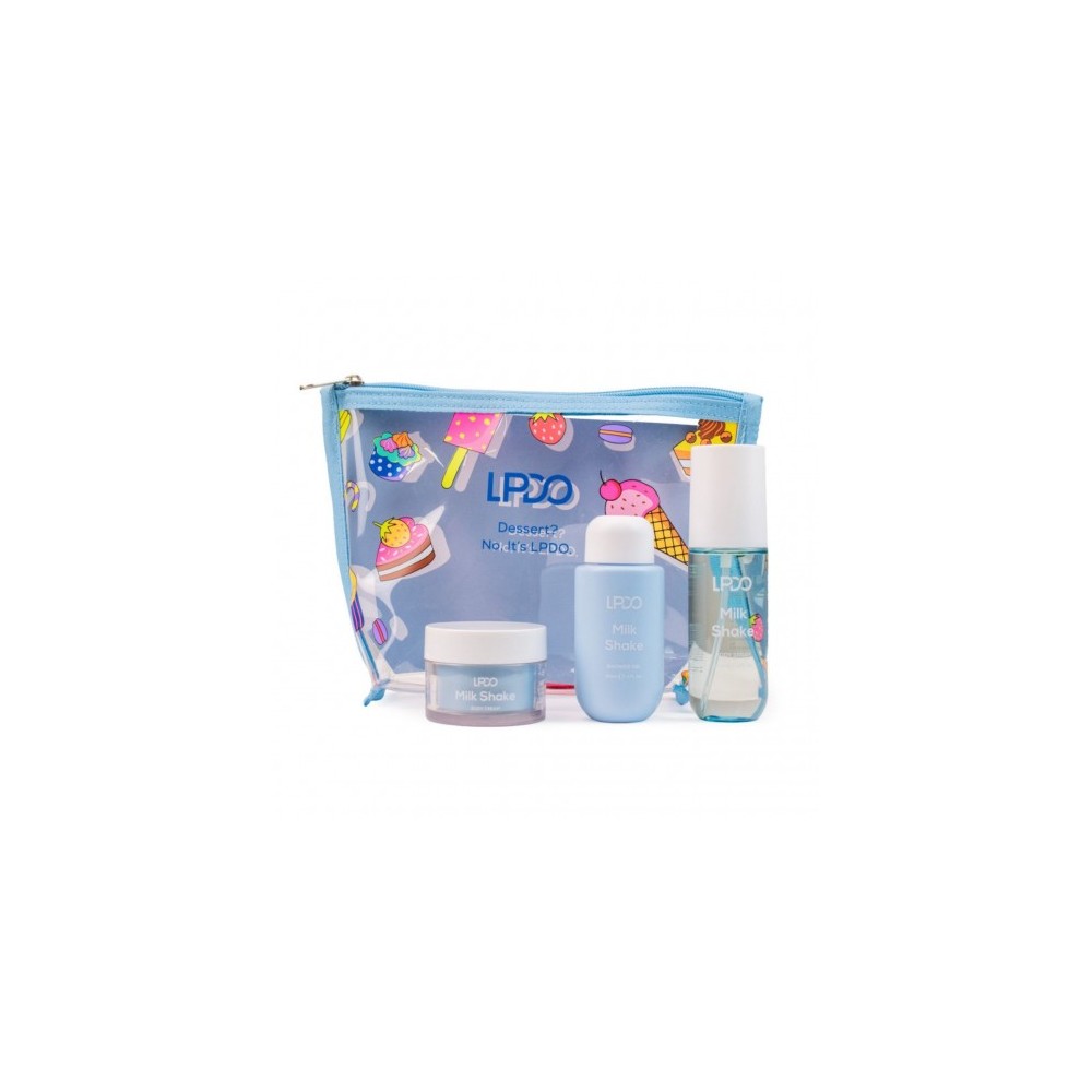 Lpdo Summer Kit Milk Shake Body Spray 90 ml + Shower Gel 90 ml + Body Cream 50 ml 