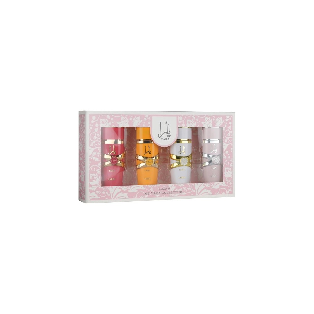Lattafa Cofanetto My Yara Collection - Yara + Yara Moi + Yara Tous + Yara Candy 4x25 ml 