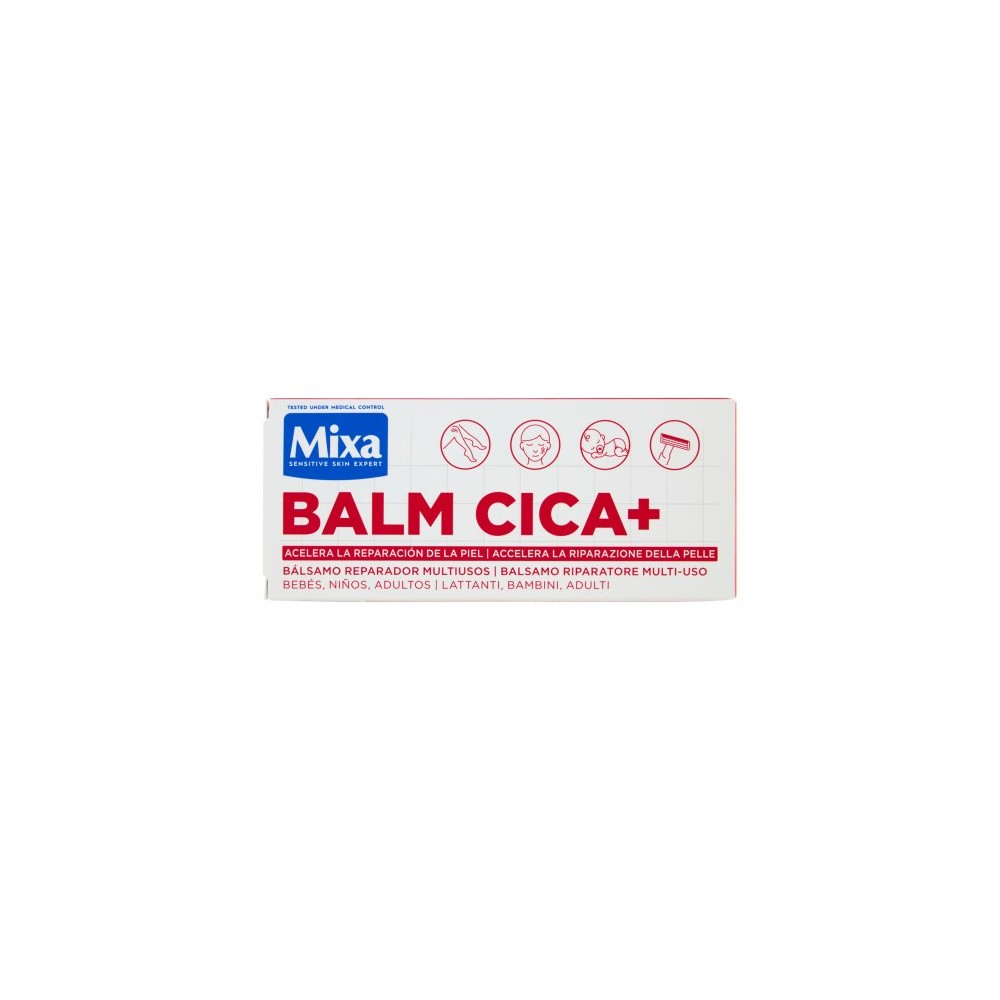Mixa Balm Cica+ - Trattamento Riparatore Multi-uso per Pelli Sensibili 50 ml 