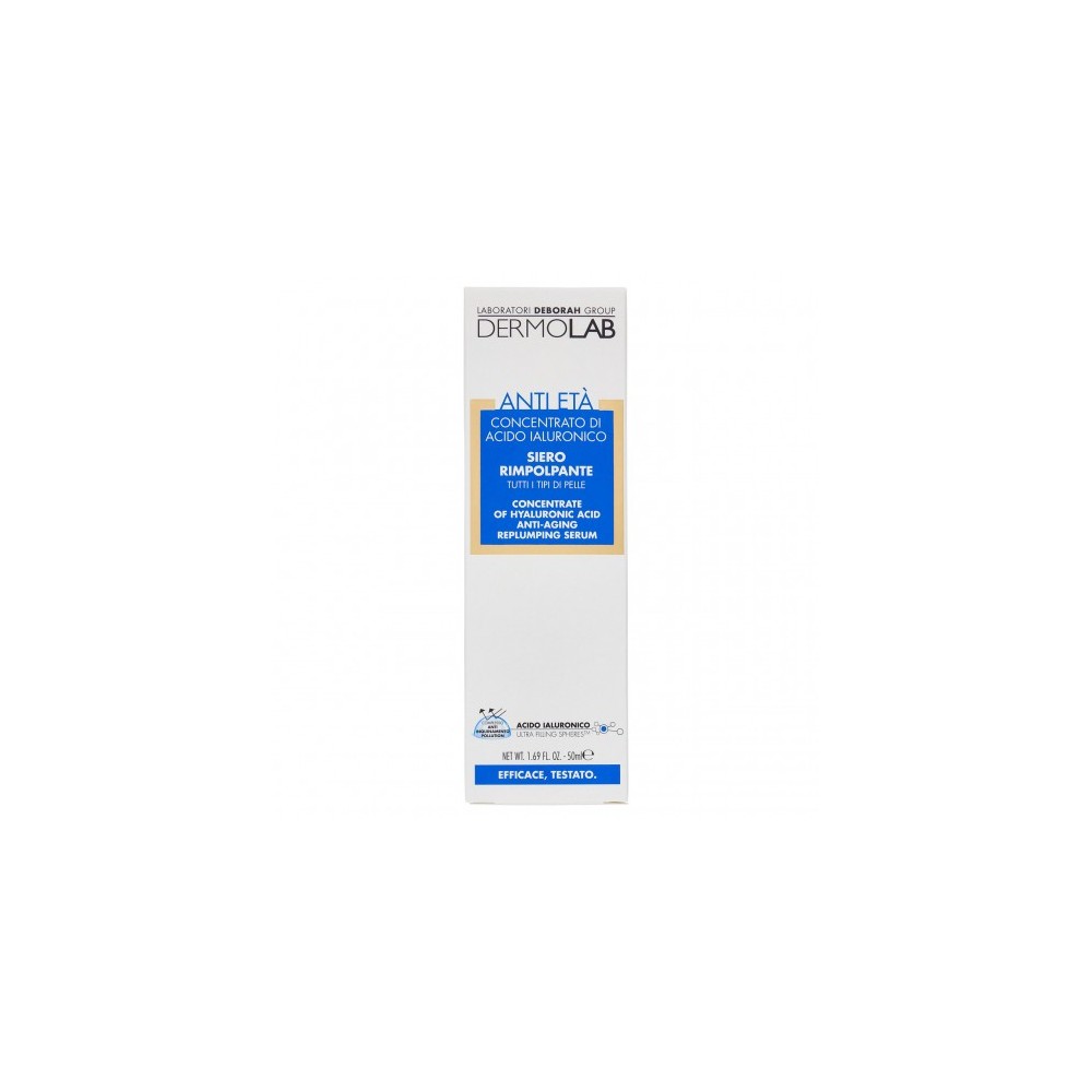 Dermolab Concentrato di Acido Ialuronico - Siero Anti Età Rimpolpante 50 ml 