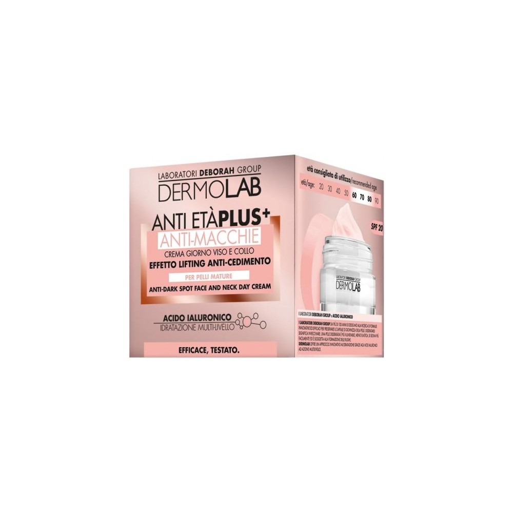 Dermolab Anti Età Plus+ SPF 50 - Crema Viso e Collo Anti-Macchie Effetto Lifting 50 ml 