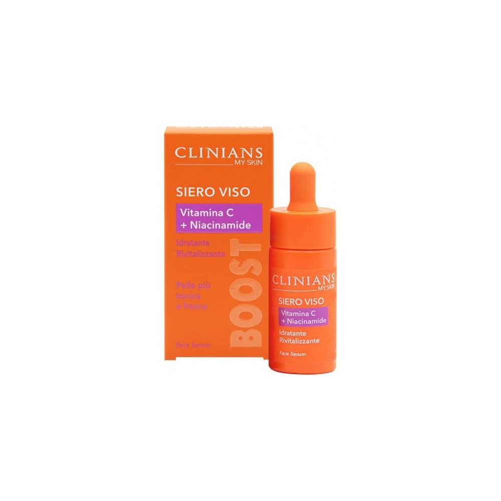 Clinians My Skin - Siero Viso con Vitamina C e Niacinamide Idratante Rivitalizzante 30 ml 