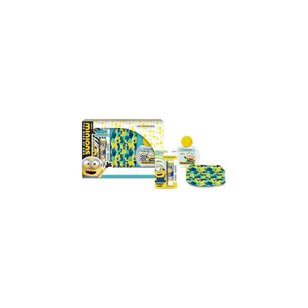 Naturaverde Minions The Rise Of Gru - Eau De Toilette 50 Ml + Burrocacao + Scaldacollo 