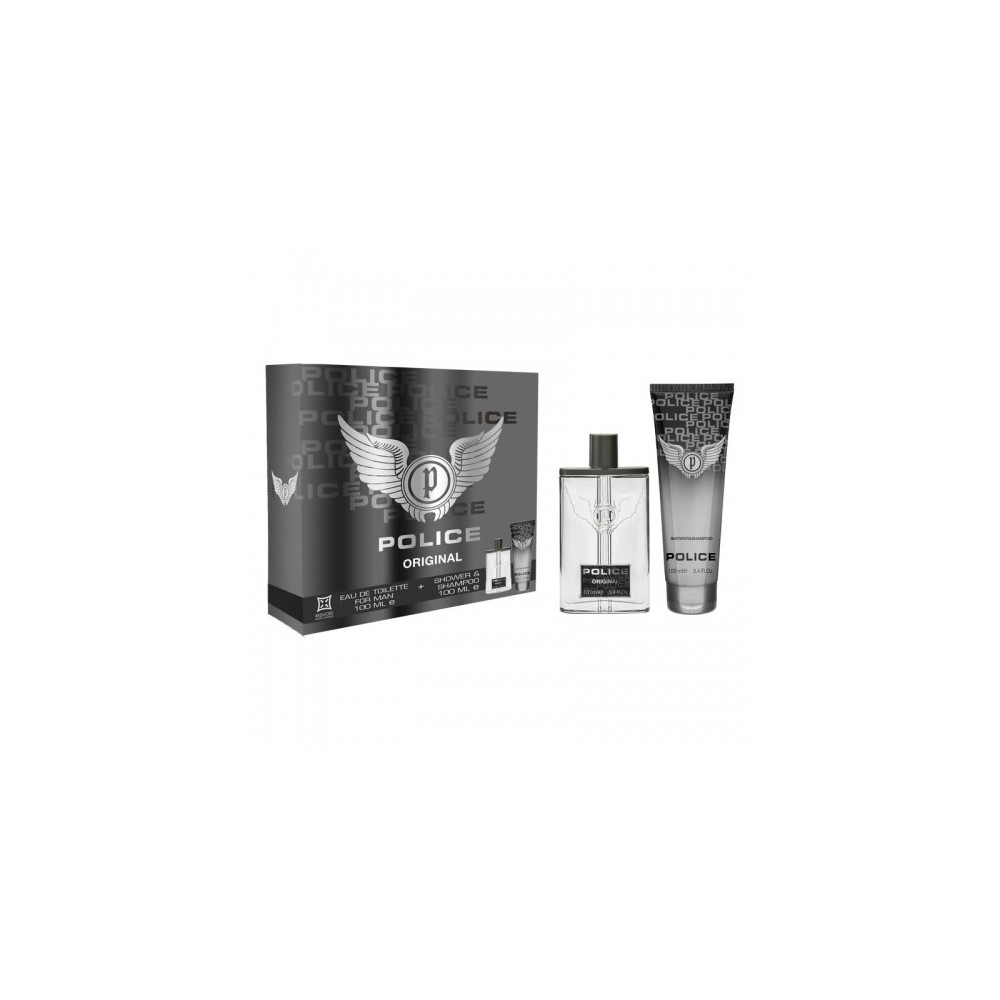 Police Original - Eau De Toilette Uomo 100 Ml + Original Shower & Shampoo 100 Ml 