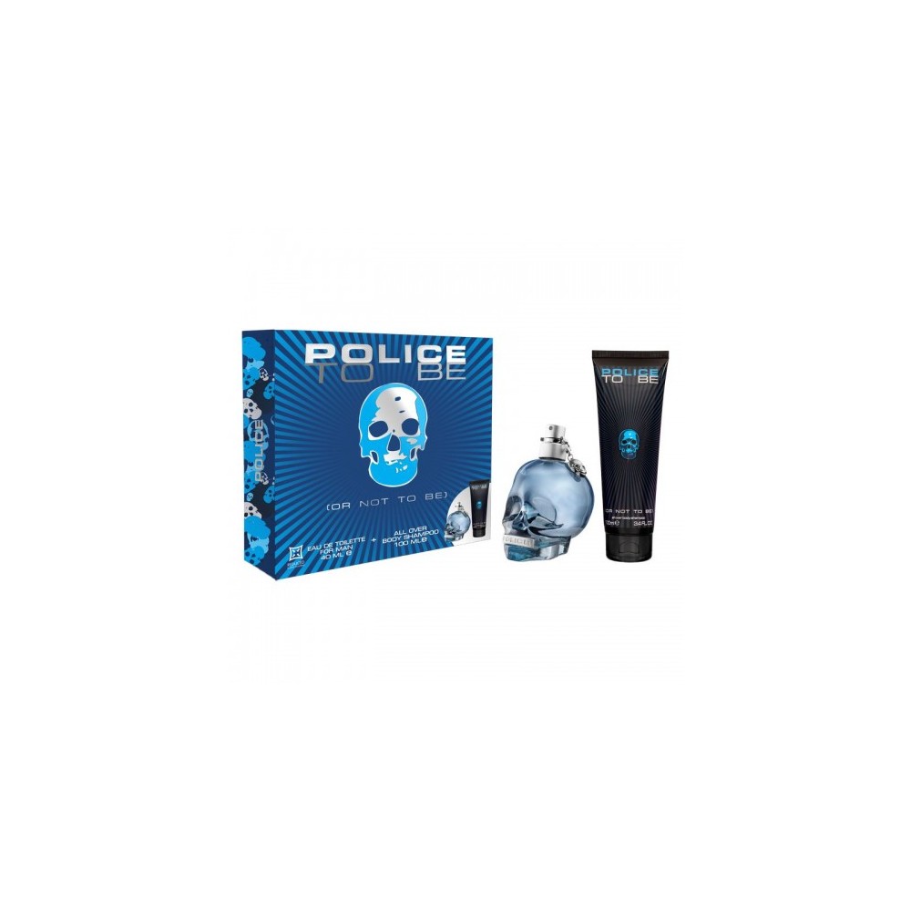 Police Cofanetto To Be Or Not To Be - Eau De Toilette Uomo 40 Ml Vapo + All Over Body Shampoo 100 Ml 