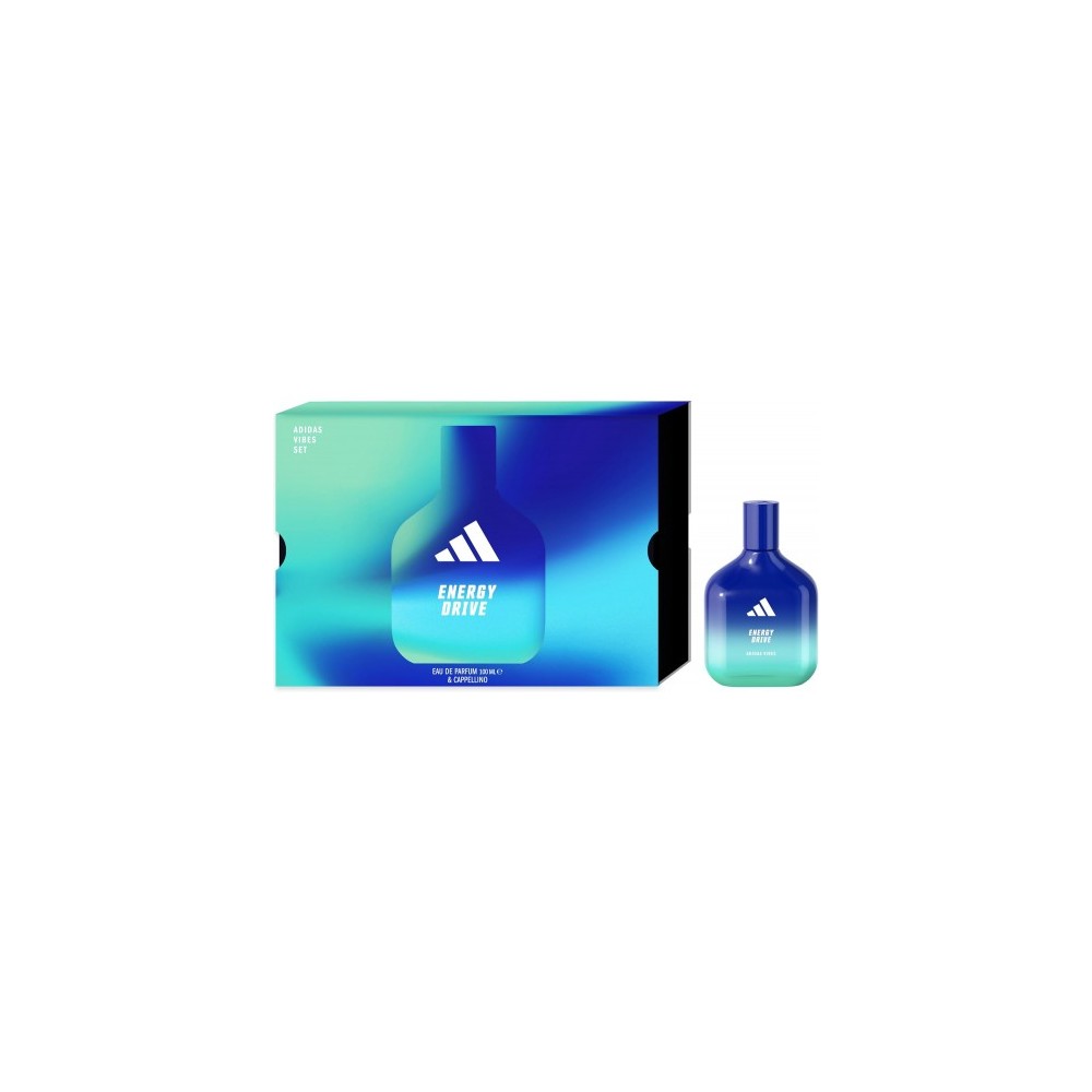 Adidas Vibes Energy Drive - Eau De Parfum 100 Ml + Cappellino Verde Pastello 