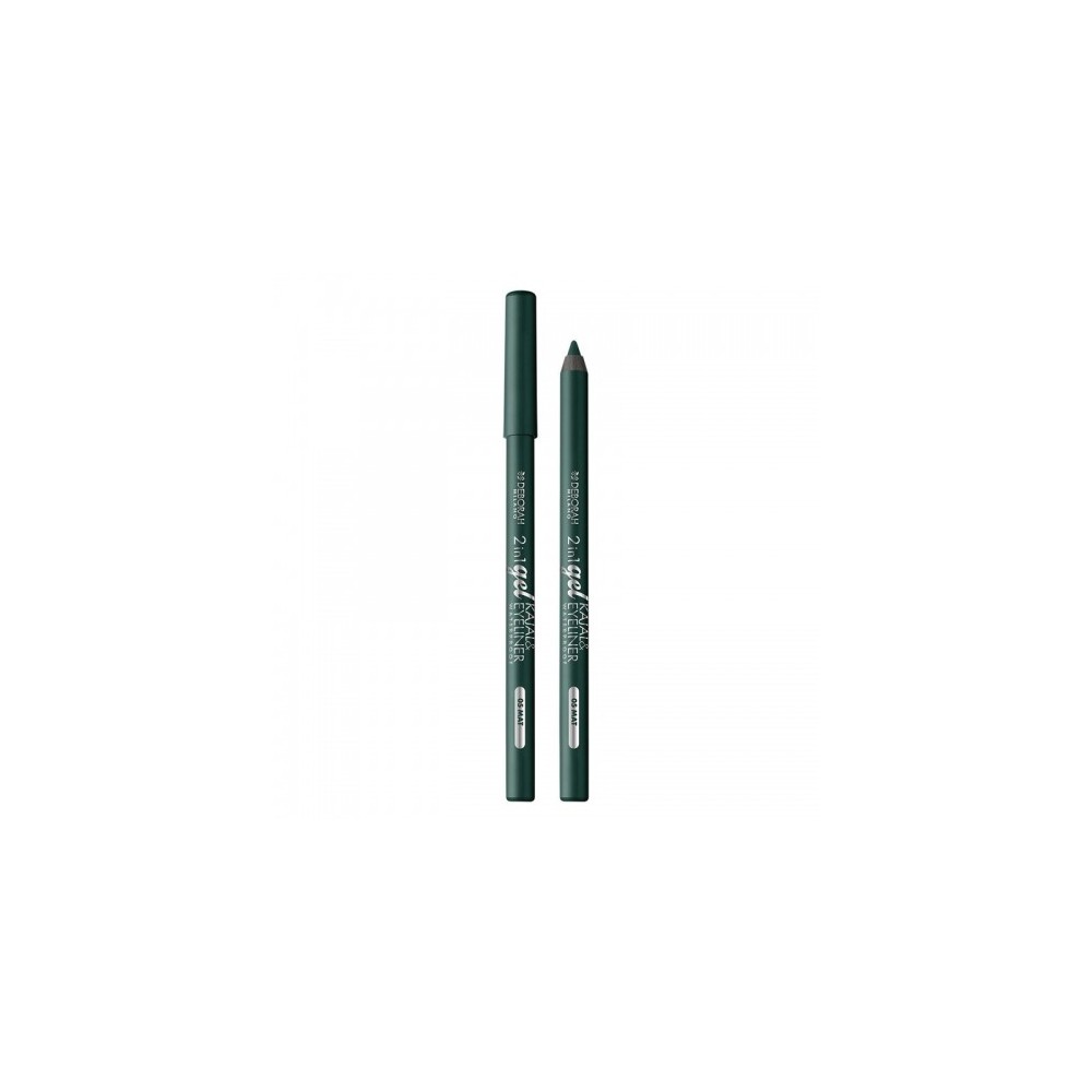 Deborah 2In1 Gel Kajal & Eyeliner - Matita Occhi N. 05 Mat Green 