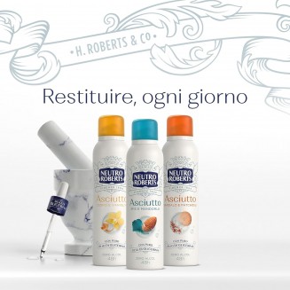 Neutro Roberts Avena e Iris - Deodorante Spray Sensibile Senza Alcol 150 Ml