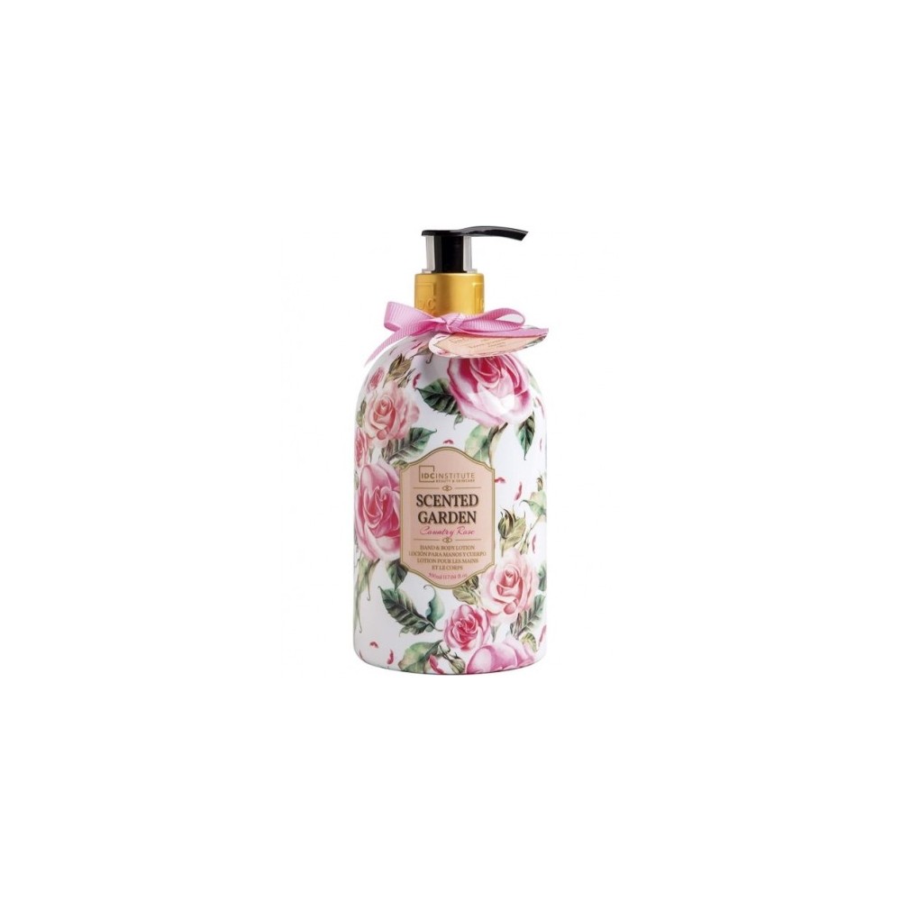 Idc Institute Scented Garden Country Rose - Lozione idratante per mani e corpo 500 ml 