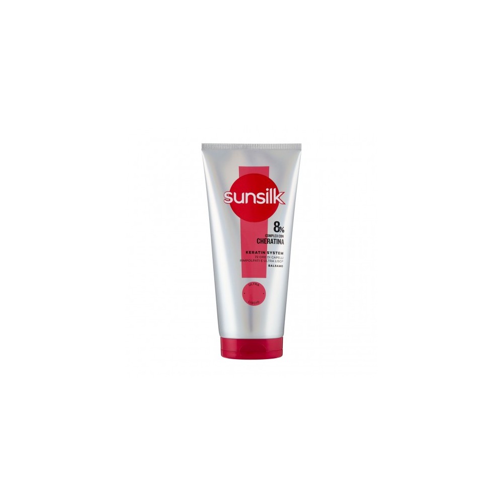 Sunsilk Keratin System - Balsamo Per Capelli Ultra Lisci E Nutriti 180 Ml 
