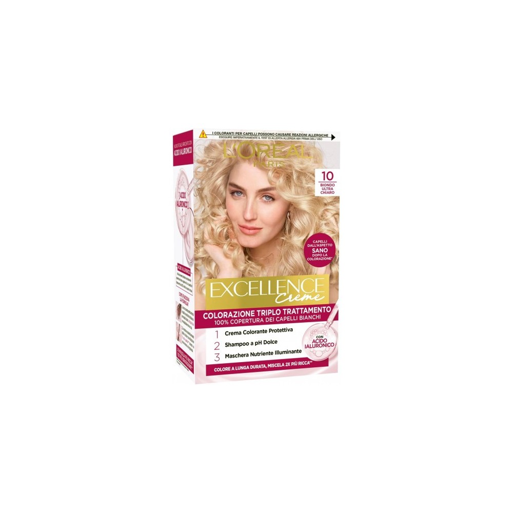 L'Oreal Paris Excellence Crema Colorante - 10 Biondo Ultra Chiaro 
