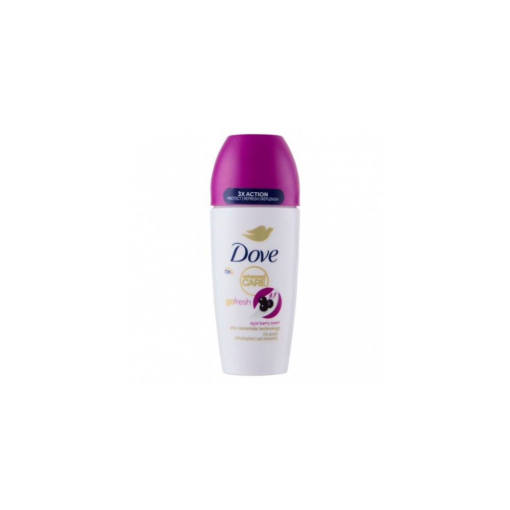 Dove Advanced Care Go Fresh Acai Berry Scent - Deodorante Anti-Perspirant Roll-On 50 Ml 
