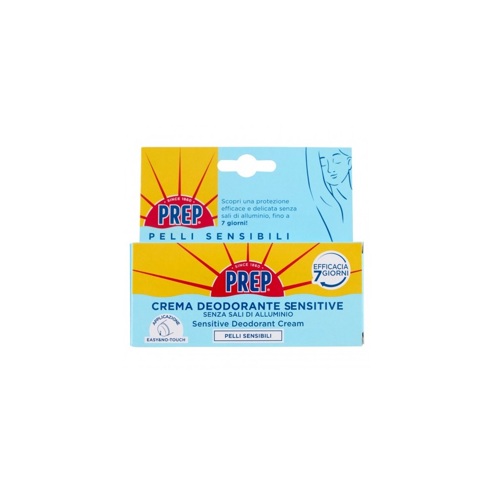 Prep Crema Deodorante Sensitive Efficacia 7 Giorni 35 Ml 