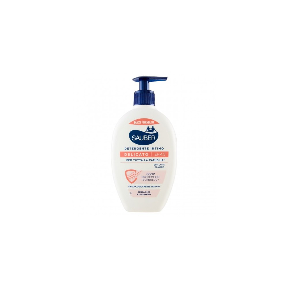Sauber Delicato Ph 4.5 - Detergente Intimo Per Tutta La Famiglia 350 Ml 