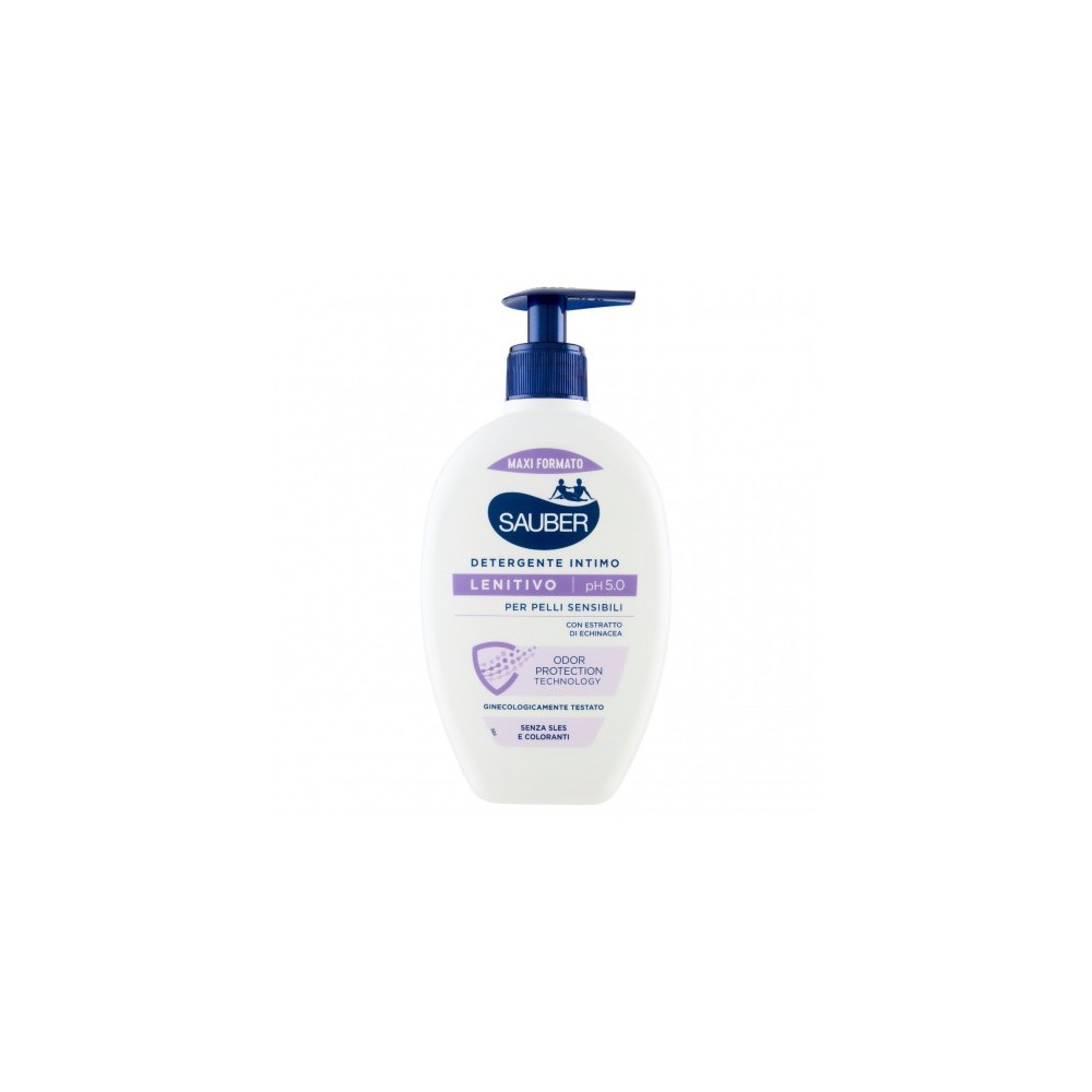 Sauber Lenitivo Ph 5.0 - Detergente Intimo Per Pelli Sensibili 350 Ml 