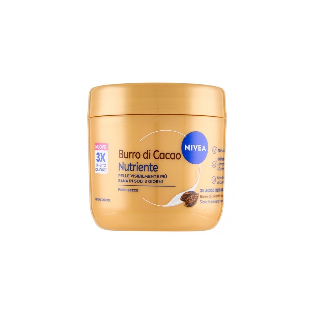 Nivea Burro Di Cacao Nutriente - Crema Corpo Per Pelle Secca 400 Ml 
