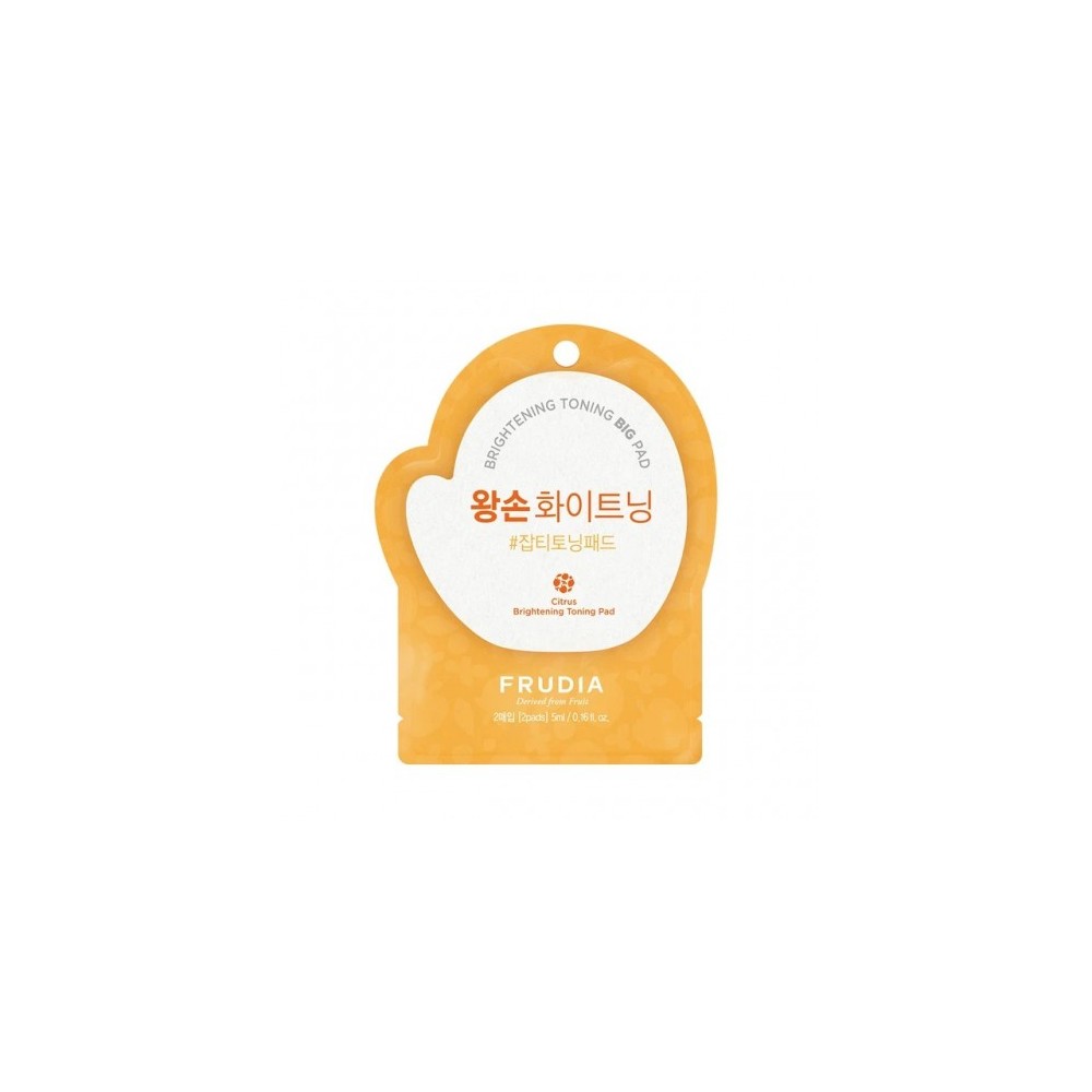Frudia Citrus Brightening Toning Big Pad - Dischetti Esfolianti Illuminanti Antimacchia Per Il Viso 