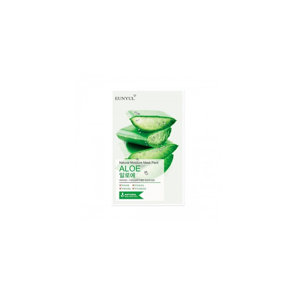 Eunyul Natural Moisture Mask Pack Aloe - Maschera Viso Lenitiva E Protettiva 22 Ml 
