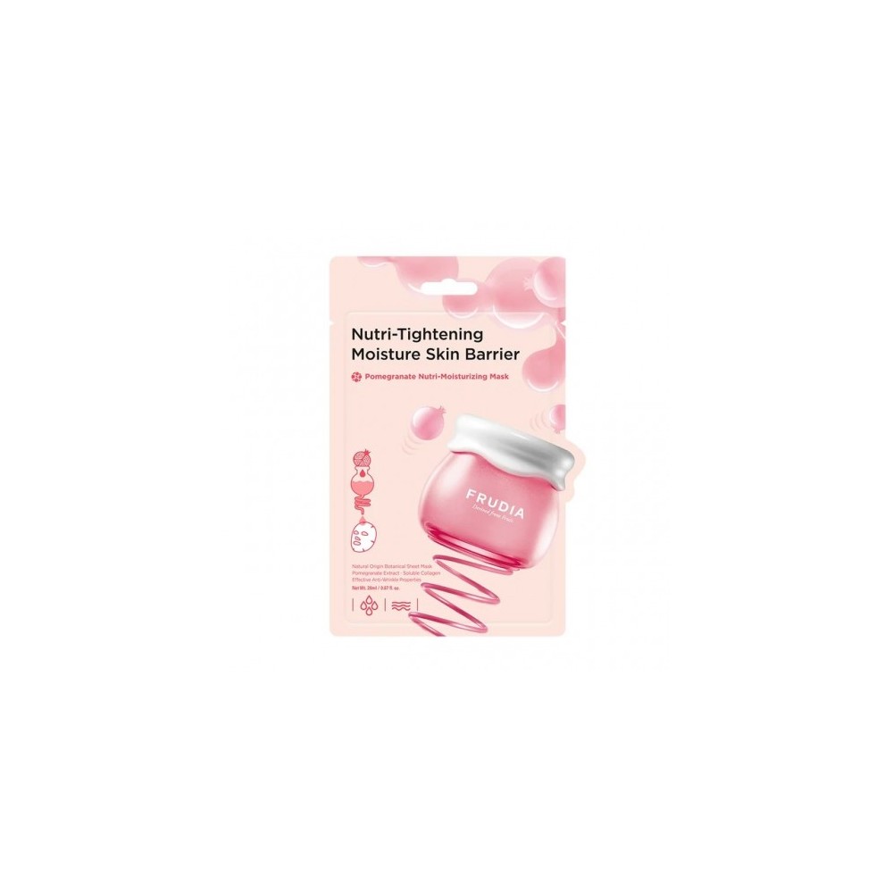 Frudia Pomegranate Nutri-Moisturizing Mask - Maschera Idratante Viso Al Melograno 20 Ml 