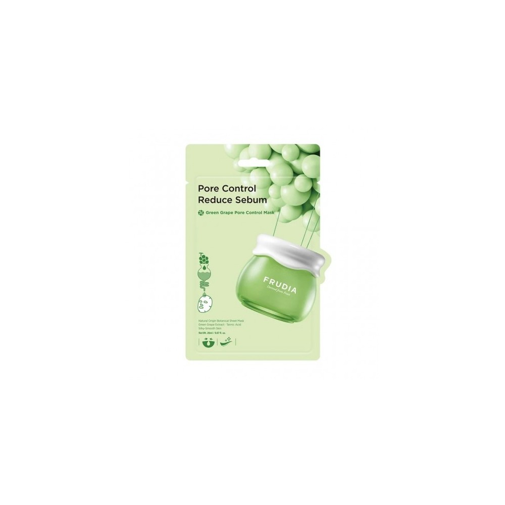 Frudia Green Grape Pore Control Mask - Maschera Purificante Viso Nutriente E Idratante 20 Ml 
