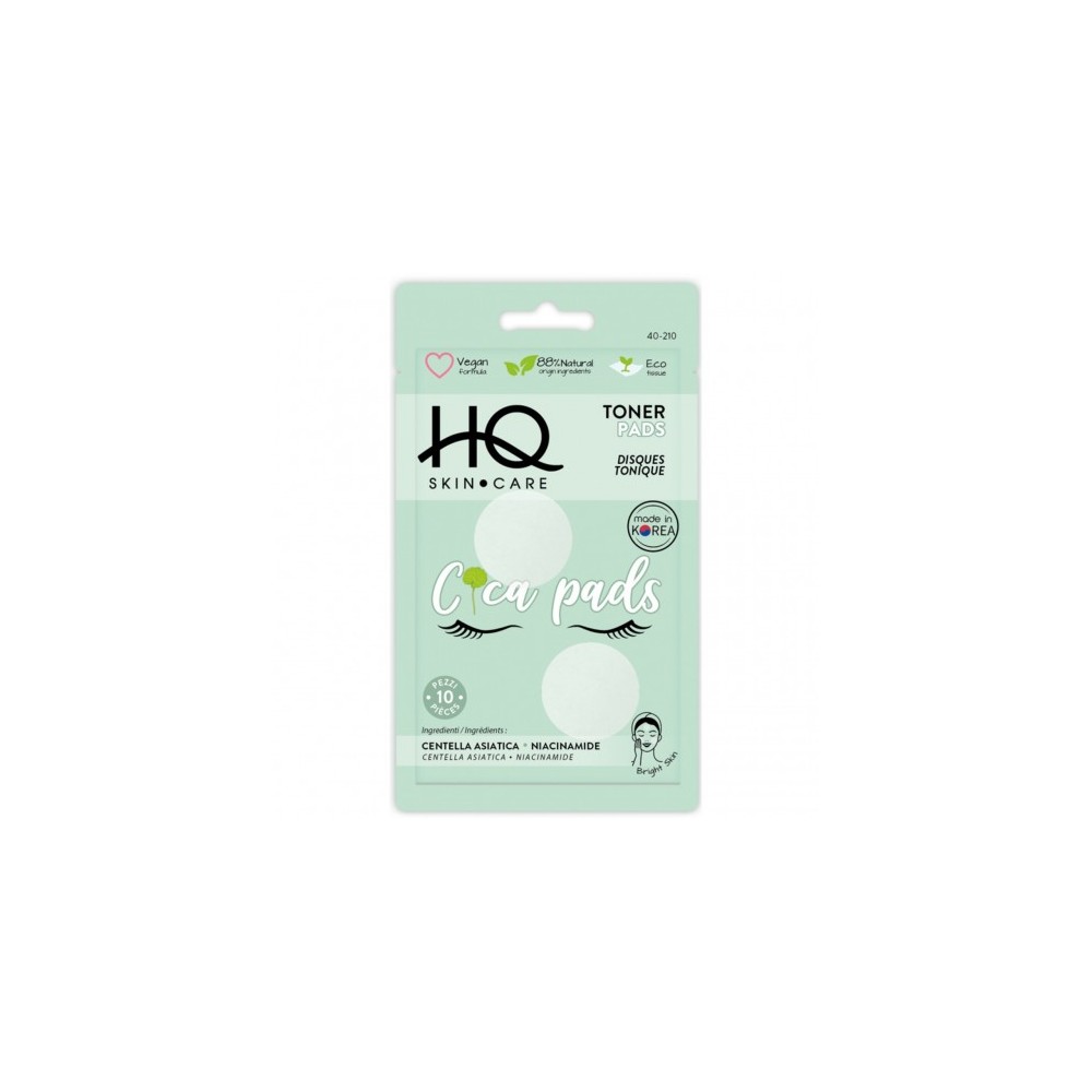 Hq Cica Pads Toner Pads - 10 Dischetti Tonici Idratanti E Lenitivi 