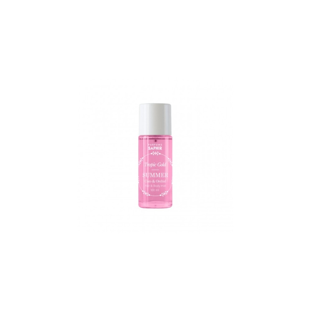 Saphir Tropic Gold Summer Coco & Orchid - Acqua Profumata Corpo E Capelli 100 Ml 