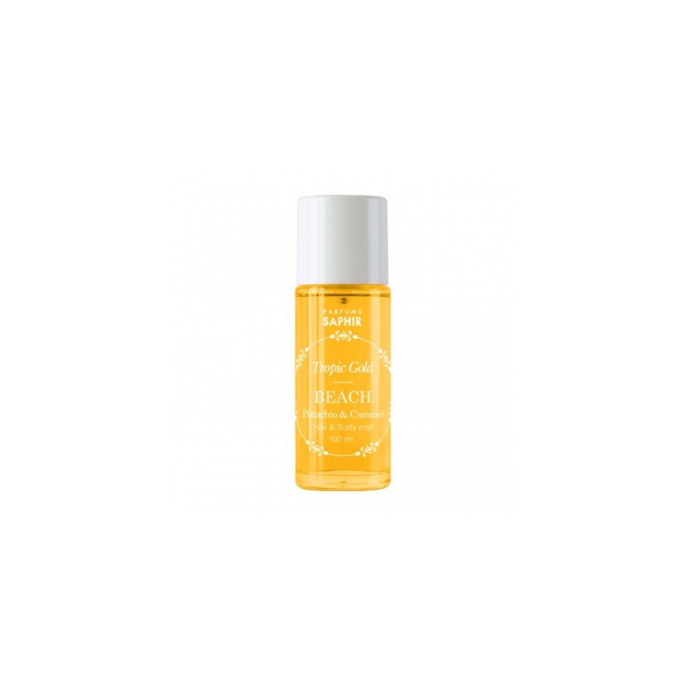 Saphir Tropic Gold Beach Pistacchio & Caramel - Acqua Profumata Corpo E Capelli 100 Ml 