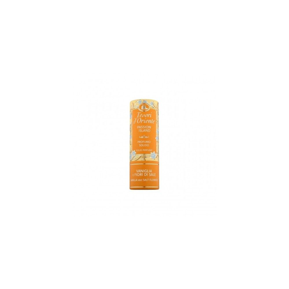 Tesori D'Oriente Passion Island Vaniglia E Fiori Di Sale - Profumo Solido Unisex 7 Ml 