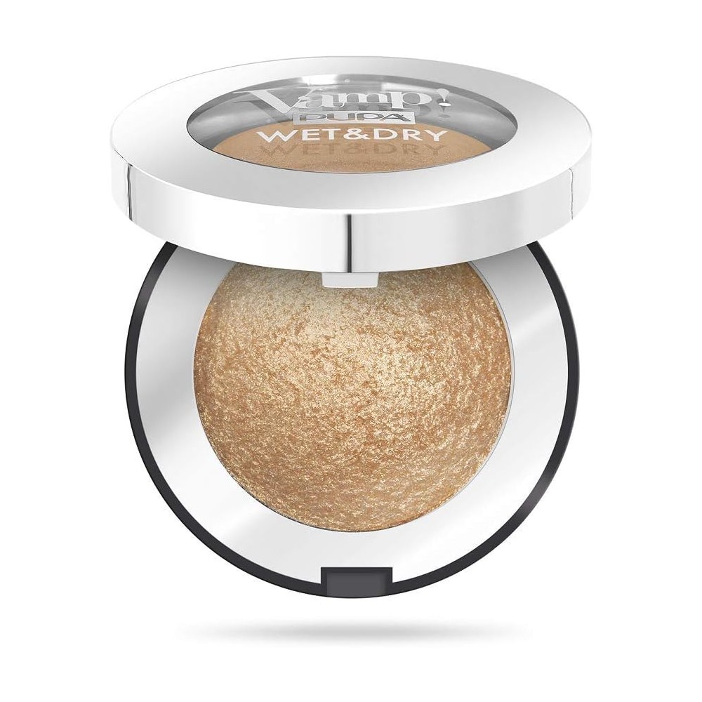 Pupa Vamp! Wet&Dry Ombretto - 101 Precious Gold 