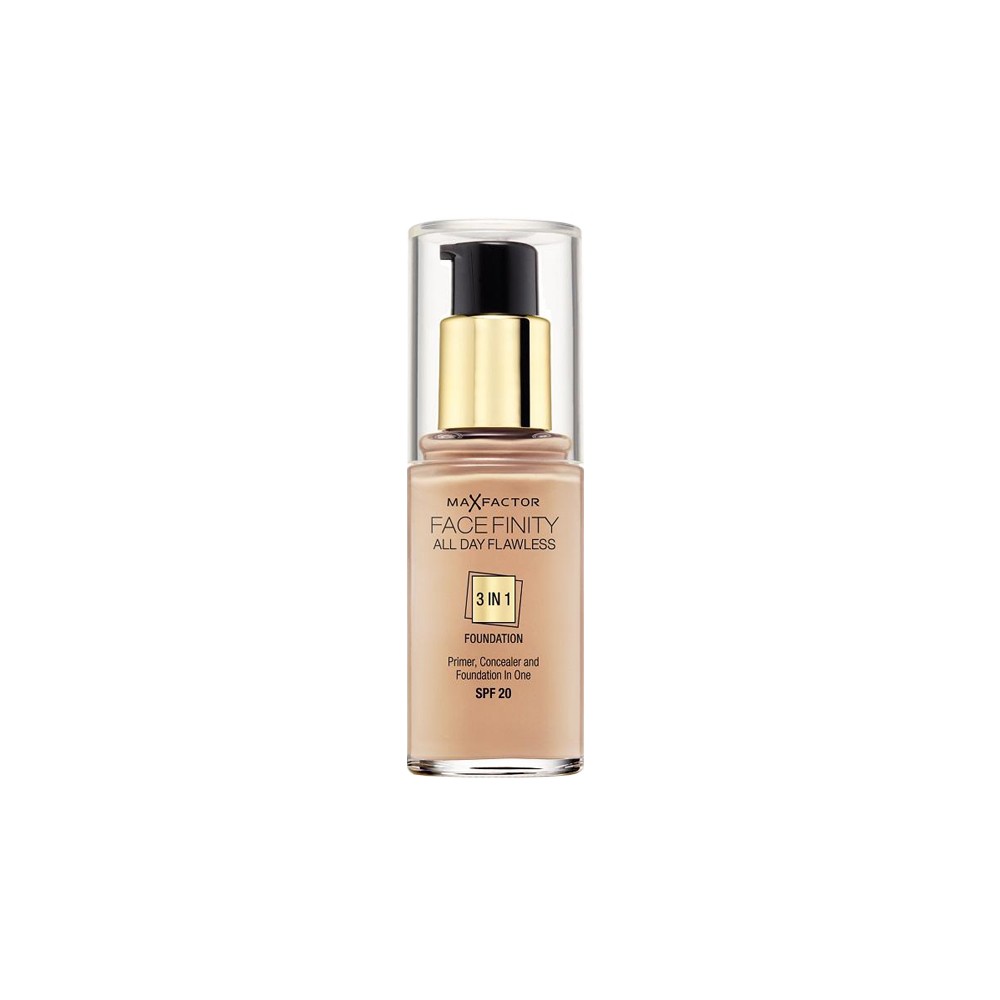 Max Factor Fondotinta Face Finity All Day Flawless 3 in 1 - 75 Golden 