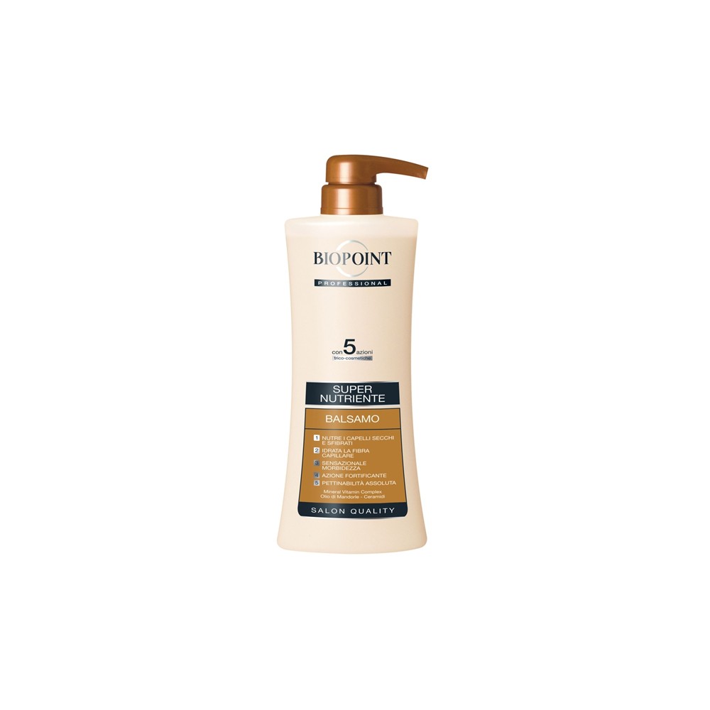 Biopoint Linea Super Nutriente Balsamo Capelli Secchi e Sfibrati 400ml 