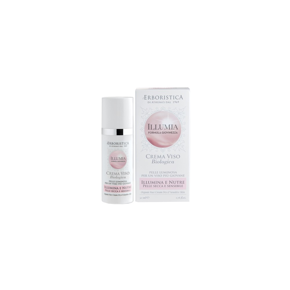 Athena's L'Erboristica Illumia Crema Viso Pelle Secca e Sensibile 50ML 