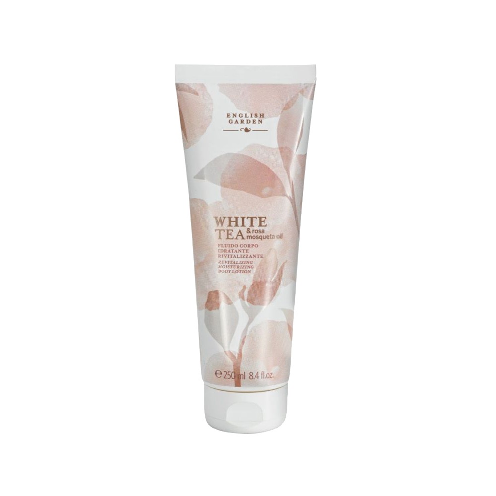 Atkinsons English Garden White Tea e Rosa Mosqueta Oil Fluido Corpo Idratante Rivitalizzante 250ML 