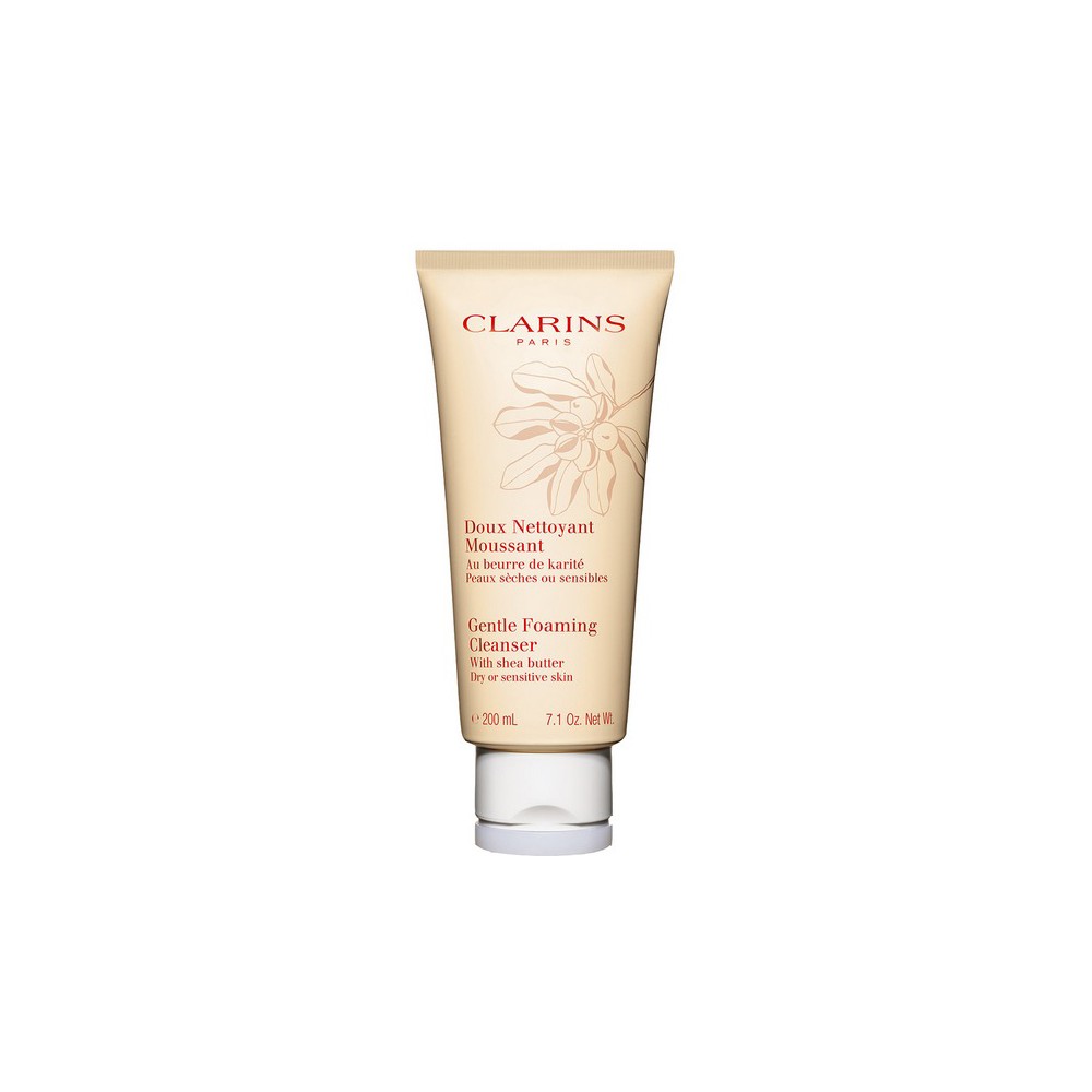 Clarins Gentle Foaming Cleanser Dry Skin - Burro di Karite 200ML 