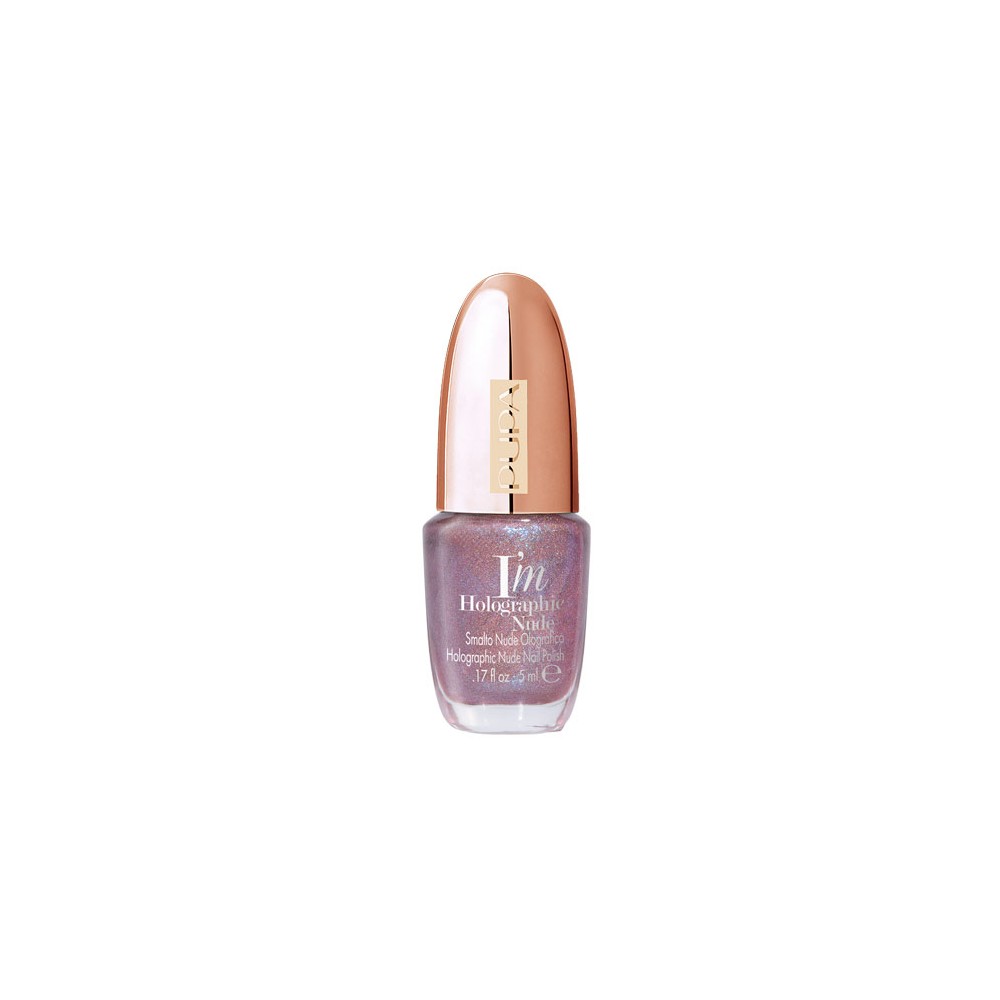 Pupa I'm Holographic Nude Nail Polish - 004 Dancing Violet 