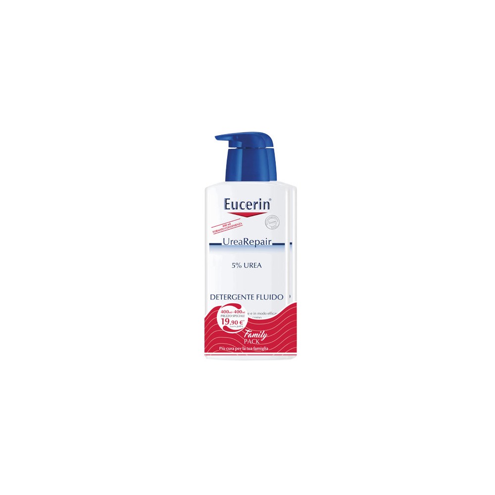 Eucerin UreaRepair 5% Urea Detergente Fluido 2X400ML 