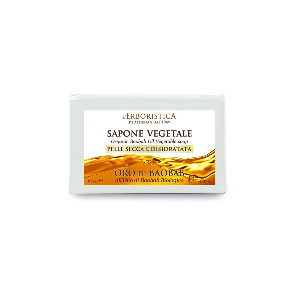 Athena's L'Erboristica Sapone Vegetale all'Olio di Baobab 125GR 