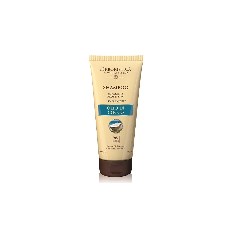 Athena's L'Erboristica Shampoo Olio di Cocco Idratante Protettivo 200ML 