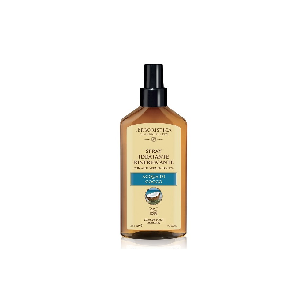 Athena's L'Erboristica Acqua di Cocco Spray Idratante con Aloe Vera 200ML 