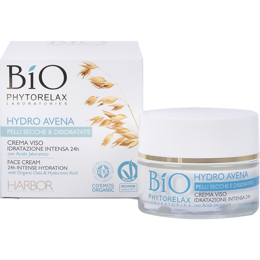 Phytorelax Hydro Avena Crema Viso Idratazione Intensa 24h 50ML 