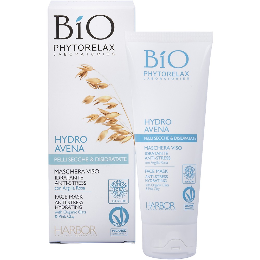 Phytorelax Hydro Avena Maschera Viso Idratante Anti-Stress 75ML 