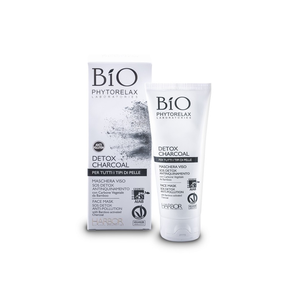 Phytorelax Detox Charcoal Maschera Viso 75ML 