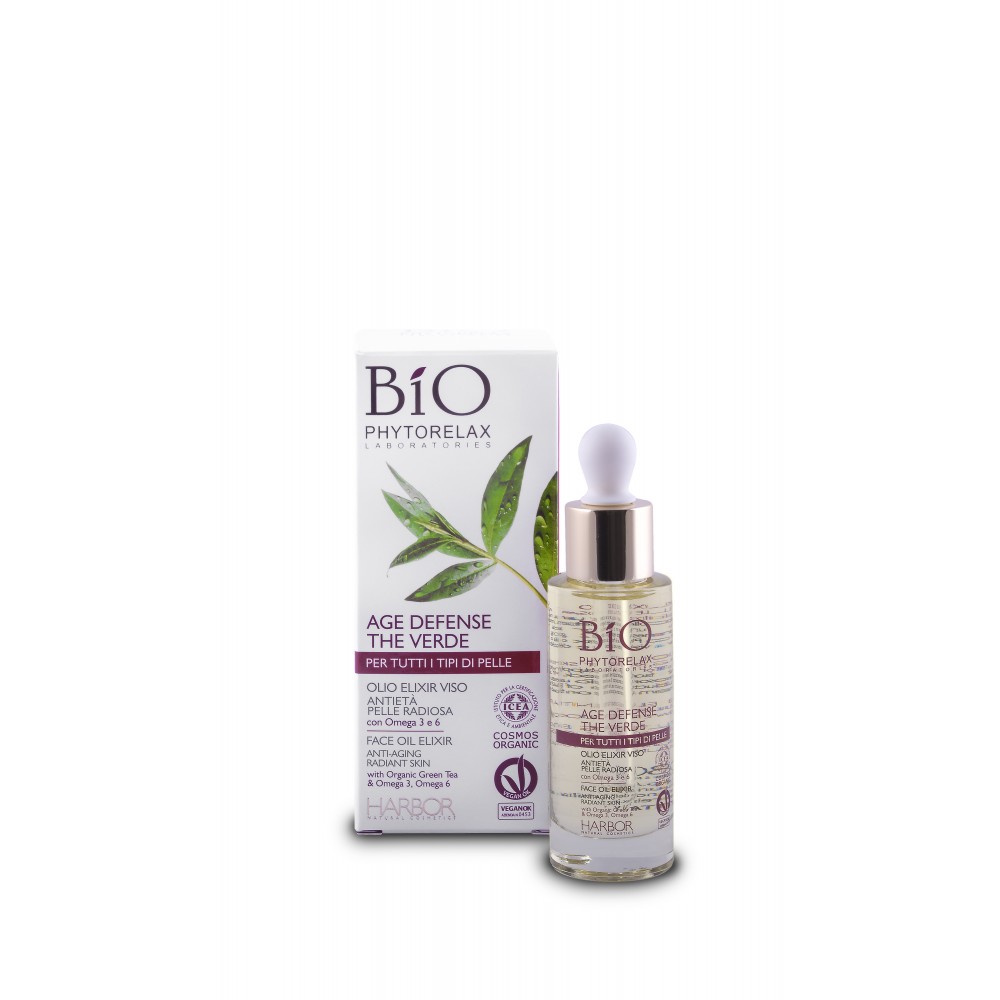 Phytorelax Age Defense The Verde Olio Elixir Viso Antietà 30ML 
