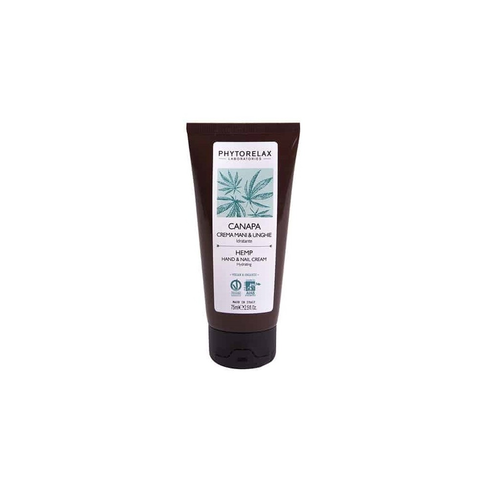 Phytorelax Olio di Canapa Sativa Biologico Crema Mani e Unghie Idratante 75ML 