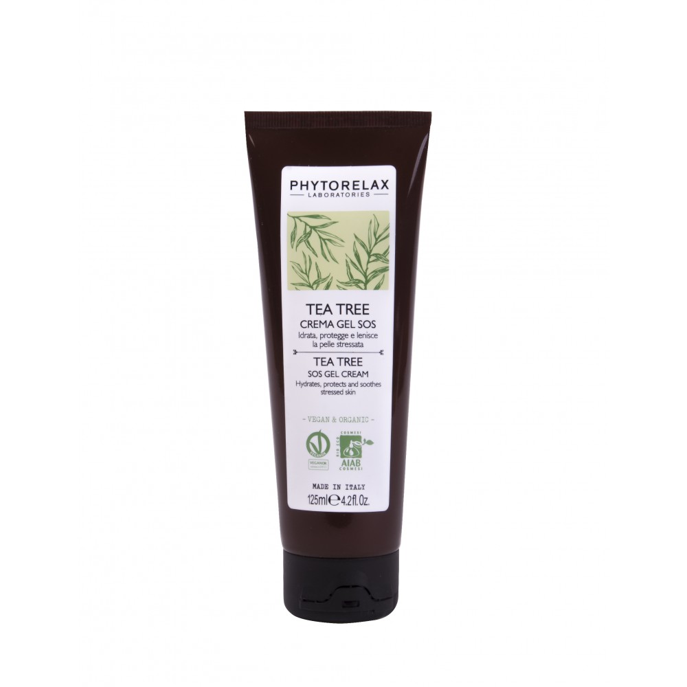 Phytorelax Tea Tree Oil Australiano Crema Gel SOS Idratante Protettiva Lenitiva 125ML 