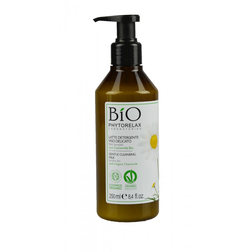 Phytorelax Bio Camomilla Latte Detergente Viso Delicato 250ML 
