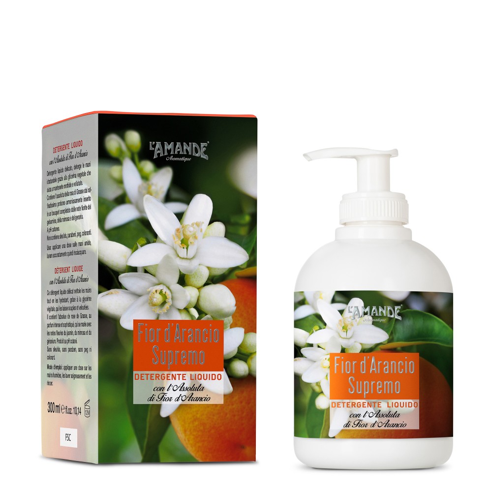 L'Amande Fior d'arancio Supremo Detergente Liquido mani 300ML 