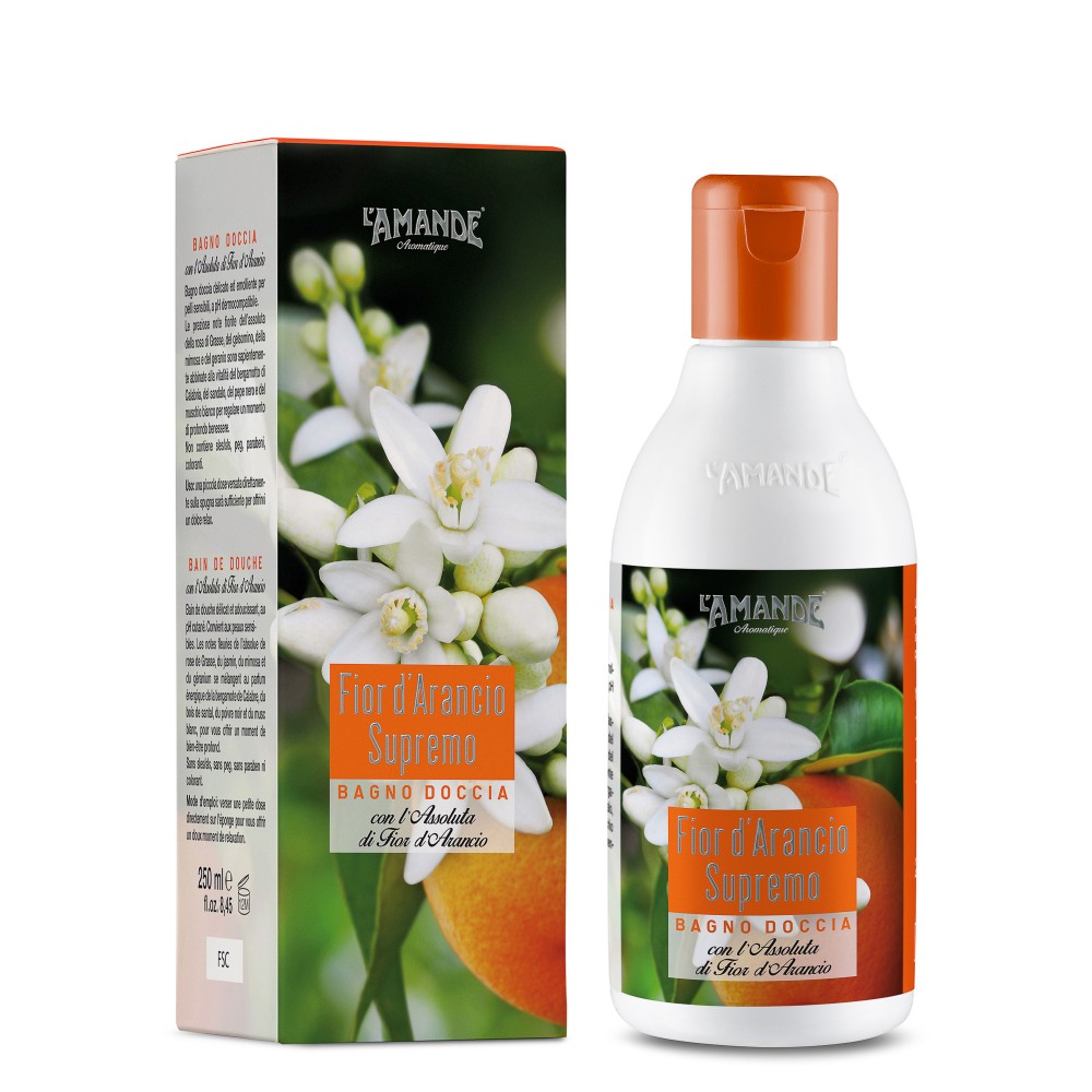 L'Amande Fior d'arancio Supremo Bagno Doccia 250ML 